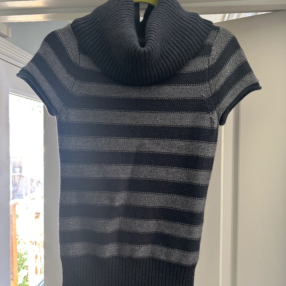 BCBG max azria cowl neck  sweater top size small